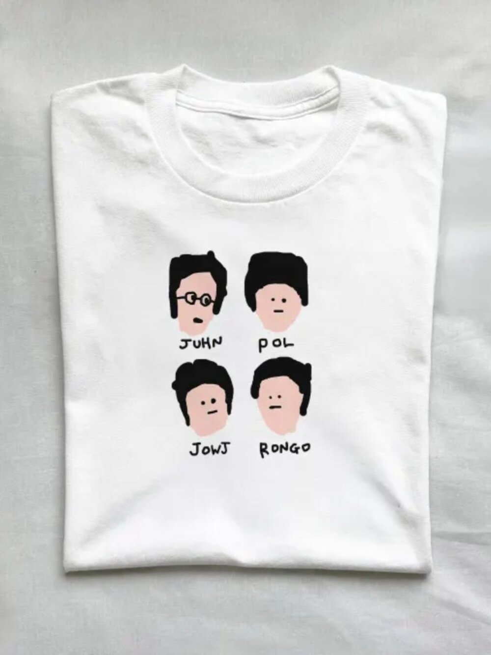 Funny Beatles Parody Graphic T-Shirt